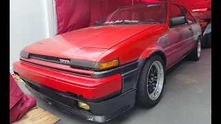 Toyota Corolla AE86 GTS 3SGE Turbo Swap