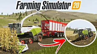 Making Bales With New Claas ComboFarming Simulator 20 Timelapse Gameplay,Fs20