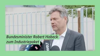 Bundesminister Habeck zum Industriepaket