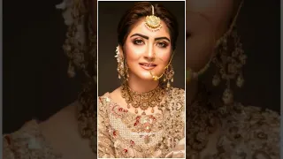 Pakistani actress in bridal dress😍 | Sara❤️ayeza❤️sajal❤️ Hania❤️kinza❤️yumna❤️aiman #shorts