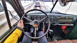 1961 GAZ-63 3.5 MT - POV TEST DRIVE