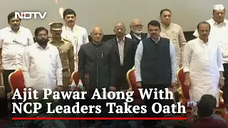 Ajit Pawar And 9 NCP MLAs Join Maharashtra Government
