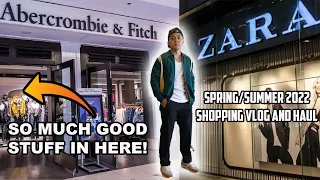 Zara and ABERCROMBIE and FITCH got the HEAT for SS22! Shopping vlog and Haul