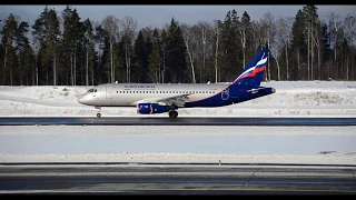 Посадка Sukhoi Superjet / Landing Sukhoi Superjet