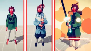 EVOLUTION OF KAMADO TANJIRO ( DEMON SLAYER ) | Totally Accurate Battle Simulator TABS