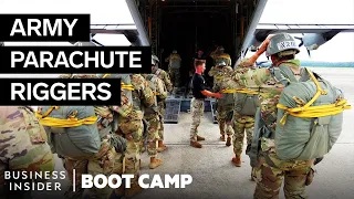 How 75,000 Parachutes Are Packed Each Year At Army Airborne School | Boot Camp