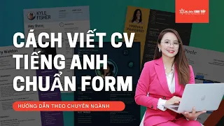 #1 Cách Viết CV Tiếng Anh Chuẩn Form| Theo Chuyên Ngành| Ms Hoa Giao Tiếp