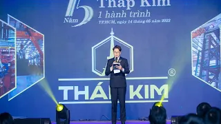 MC NAM LINH | MC song ngữ Lể kỉ niệm 15 năm Tháp Kim JSC