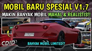 REVIEW SEMUA MOBIL BARU SPESIAL CDID UPDATE V1.7, Kalian Siap Nabung Nih!! | CDID Roblox Part 8