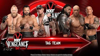 WWE 2k24: 6 Man Tag Team Match Gameplay NXT Vegance