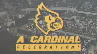 A Cardinal Celebration UofL 1986 NCAA Champs Pep Rally on WDRB FOX 41 Louisville KY w/Commercials