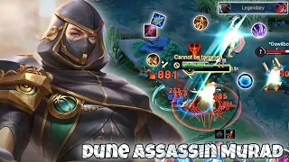 Murad New Skin "Dune Assassin" Jungle Pro Gameplay | Arena of Valor Liên Quân mobile CoT