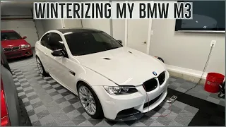 How I "WINTERIZE" My BMW M3