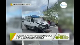 One North Central Luzon: 4 Katao, Patay sa Magkakahiwalay na Aksidente