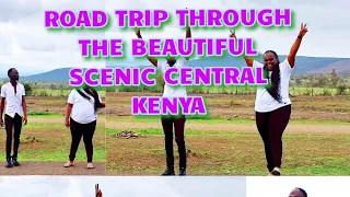 ROADTRIP WITH US🥳🥰//DRIVING ON SLIPPERY AND RAINY😱 CENTRAL KENYA🥰🥳🥰FT @_officialkinuthia