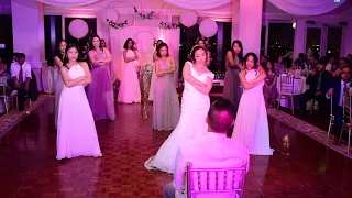 Bride's surprise wedding dance