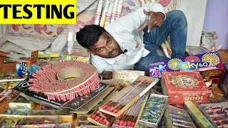 Testing different types of Diwali fireworks stash 2020/Diwali crackers testing/cracker testing ||MD