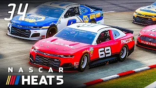 ВАЖНОЕ ТАКТИЧЕСКОЕ РЕШЕНИЕ ПЕРЕД ФИНАЛОМ - NASCAR Heat 5 #34