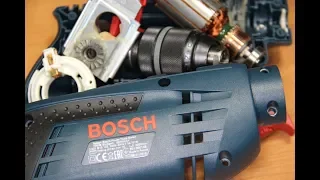 Bosch Professional Дрель Бош GSB 1600 RE /  DRILL REPAIR REVIEW