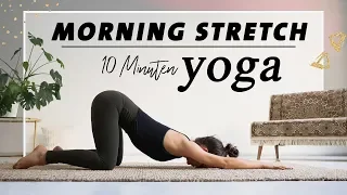 Yoga Morgenroutine für Anfänger | Den ganzen Körper Dehnen & Mobilisieren | 10 Minuten