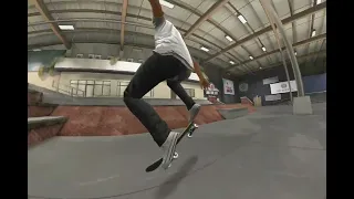 Nollie flip crooked grind to nollie flip out - The Berrics (true skate)