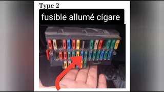 fusible allumé cigare Peugeot 406