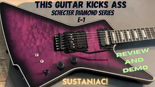 Schecter Diamond Series E-1 - Review And Demo - This Guitar Kicks A$$!