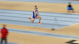 Levon Aghasyan (ARM) 16.26 Triple Jump Men 1. Place 27th Balkan Indoor Championships Istanbul 2022