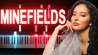 Faouzia & John Legend - Minefields | Synthesia Piano Tutorial