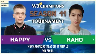 WC3 - W3Champions S11 - WB Final: [UD] Happy vs. Kaho [NE]