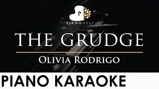 Olivia Rodrigo - the grudge - Piano Karaoke Instrumental Cover with Lyrics