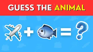 Can you Guess The Animal by Emoji 2 | Guess The Animal Hard Level in 8s | Emoji Quiz 2024