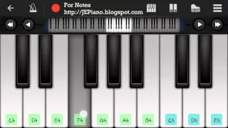 Teri Meri (Bodyguard) - Mobile Perfect Piano Tutorial