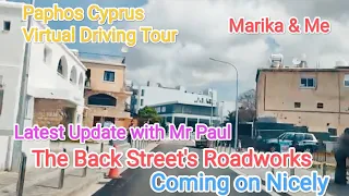 The Latest Roadworks Update "Almost Done".. Kato Paphos Harbour Cyprus