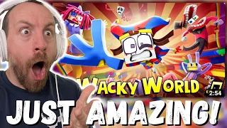 JUST AMAZING! The Amazing Digital Circus Music Video 🎵 - "Wacky World" [VERSION A & B] REACTION!!!