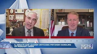 Illinois Senate GOP Leader Criticizes Pritzker Handling of Migrant Crisis