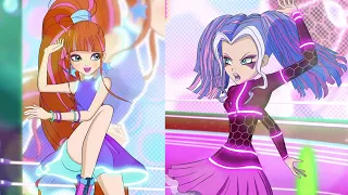 Bloom and Stormy being total opposites | Winx Club Clip