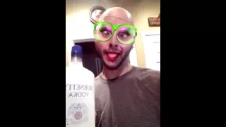 Snapchat Terry is drinking vodka again