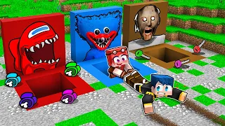 HO TRASCINATO STEF NEL TUNNEL DI HUGGY WUGGY! - MINECRAFT