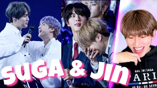 Korean React To JIN and SUGA Cheminstry!!