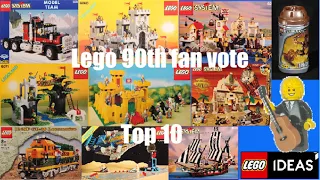 Lego 90th Anniversary fan vote Top 10 | Bionicle, Classic Space, Pirates and more.