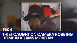 Thief caught on camera robbing home in Adams Morgan | FOX 5 DC