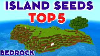 TOP 5 BEST NEW SURVIVAL ISLAND SEEDS for MINECRAFT 1.19 BEDROCK! | Best Minecraft 1.19 Seeds Bedrock