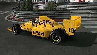 1989 Lotus 101 Judd / Satoru Nakajima / monaco/Free Practice2 / in rFactor