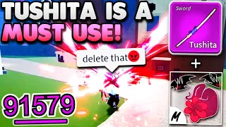 Tushita Rework Is a MUST USE Sword For PVP... (Blox Fruits)