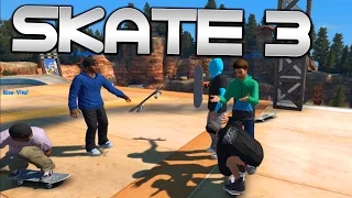 Skate 3 Funny Moments: WITH THE SQUAD | Skate 3 Xbox One | X7 Albert