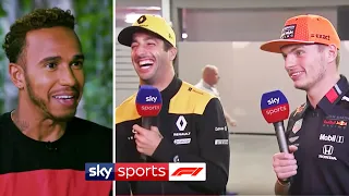 Verstappen & Ricciardo’s hilarious interview & Lewis Hamilton in the jungle🤣🌱 | At Home With Sky F1