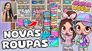 PROVANDO NOVAS ROUPAS DO JOGO AVATAR WORLD | Mary Games Rotinas e Histórias