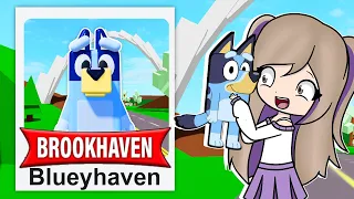 Hice Mi Propio Brookhaven de BLUEY en Roblox!