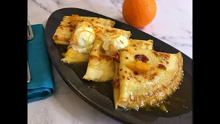 Crêpes Suzette Recipe • A French Favorite Dessert! 🥰 - Episode 730